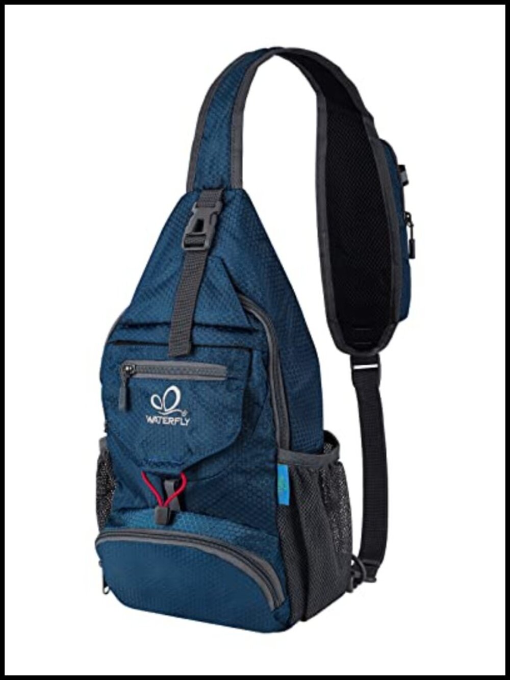 Packable Sling Backpack Lightweight Water-Resistant Crossbody Travel Daypack